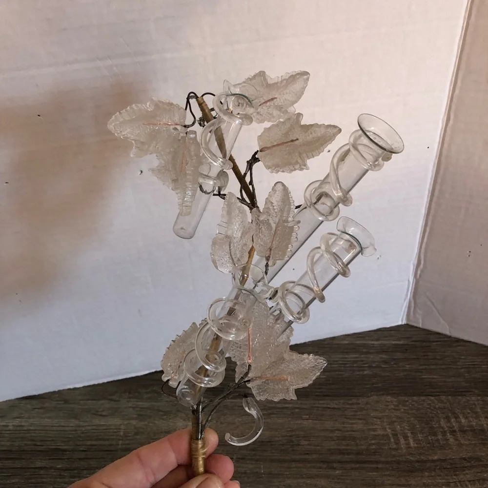 Vtg Unique Vile Vase  Holder